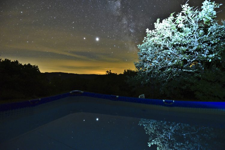 Paysage nocturne Astrophotographie Nuit Etoiles Reflets