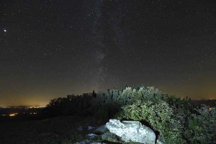 Paysage nocturne Astrophotographie Nuit Etoiles Reflets