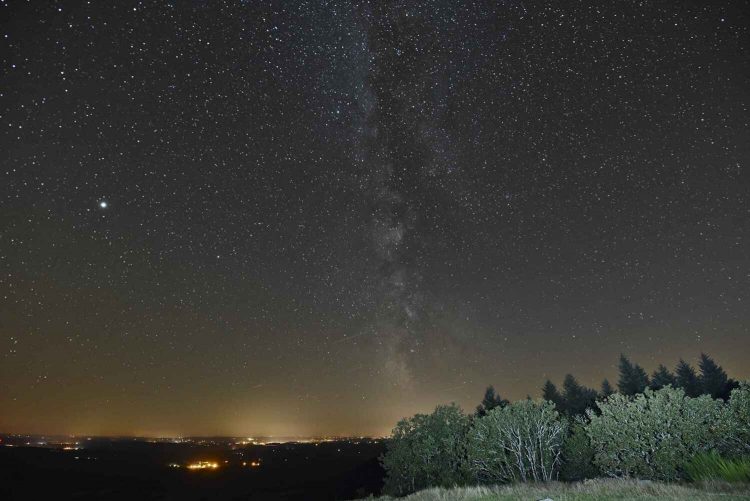 Paysage nocturne Astrophotographie Nuit Etoiles Reflets