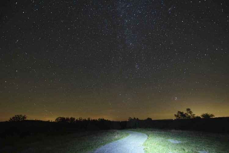 Paysage nocturne Astrophotographie Nuit Etoiles Reflets