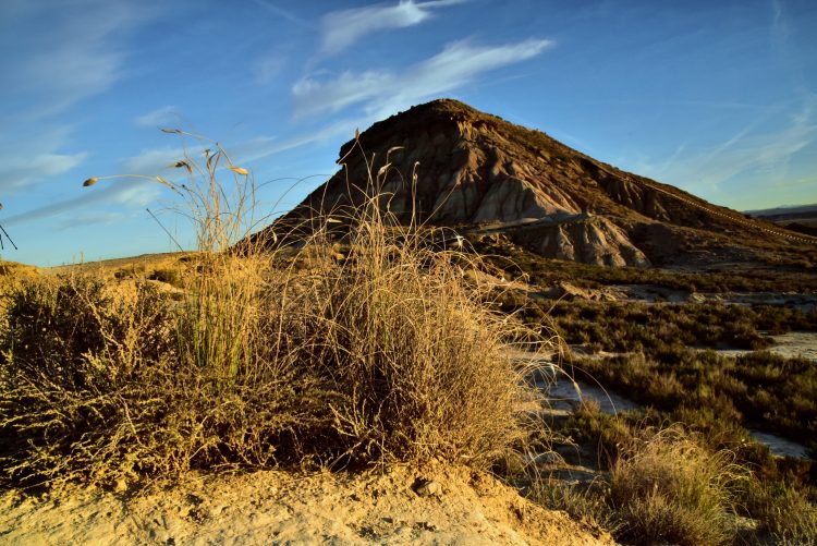 Bardenas Reales Espagne Navarre Désert Paysage Heures d'or Argile Ocre