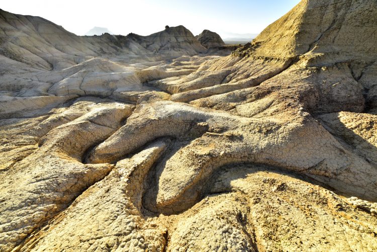 Bardenas Reales Espagne Navarre Désert Paysage Heures d'or Argile Ocre