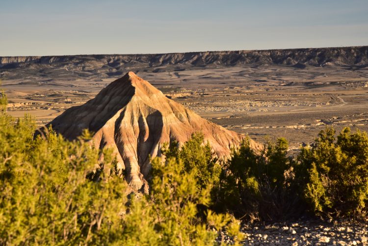 Bardenas Reales Espagne Navarre Désert Paysage Heures d'or Argile Ocre