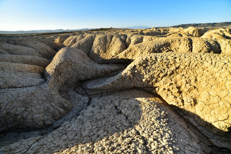 Bardenas Reales Espagne Navarre Désert Paysage Heures d'or Argile Ocre