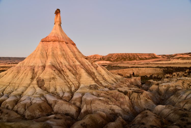 Bardenas Reales Espagne Navarre Désert Paysage Heures d'or Argile Ocre
