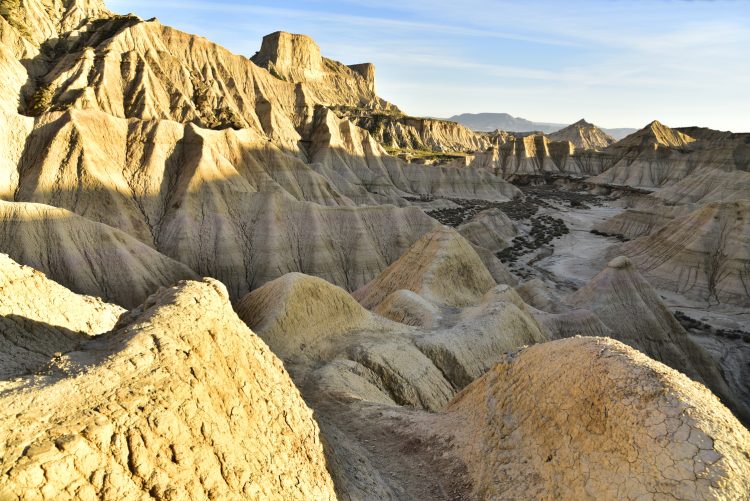 Bardenas Reales Espagne Navarre Désert Paysage Heures d'or Argile Ocre