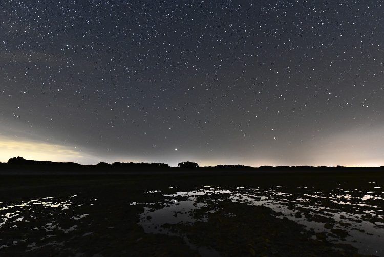 Paysage nocturne Astrophotographie Nuit Etoiles Reflets