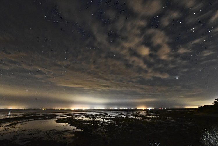 Paysage nocturne Astrophotographie Nuit Etoiles Reflets