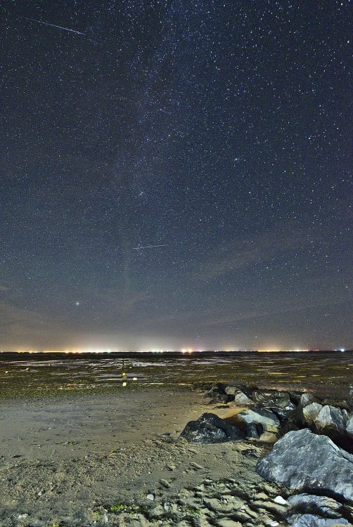 Paysage nocturne Astrophotographie Nuit Etoiles Reflets