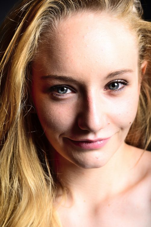 Portraits Yeux bleux High Key Low key