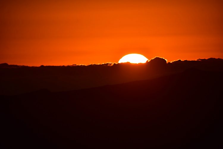 Mauna Kea Big Island Hawaï Cratère Coucher de soleil Sunset