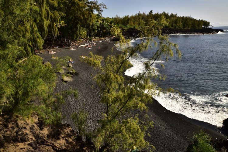 Big Island Hawaï Côte Sud-Est Hot springs Kalapana Kapoho Mermaid Pond