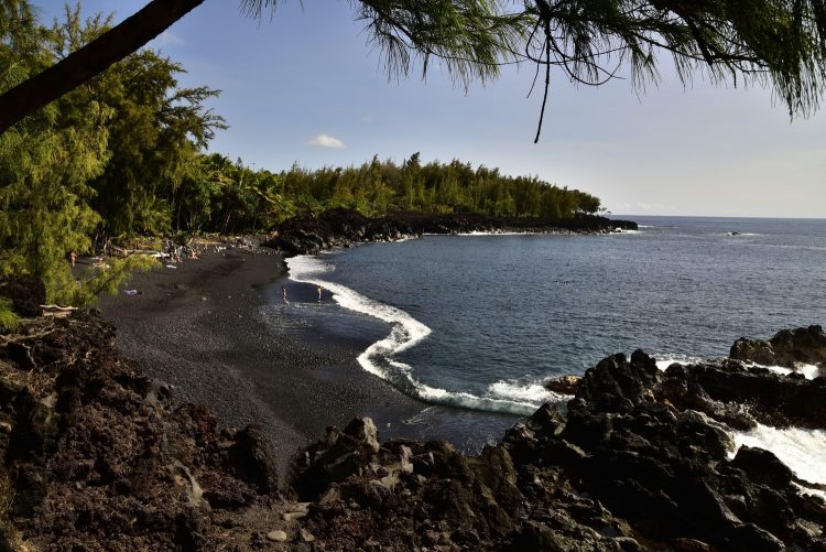 Big Island Hawaï Côte Sud-Est Hot springs Kalapana Kapoho Mermaid Pond