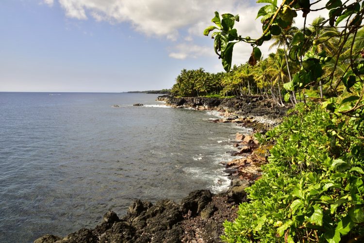 Big Island Hawaï Côte Sud-Est Hot springs Kalapana Kapoho Mermaid Pond