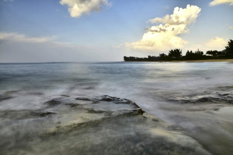 Hawaï Oahu Plage Corail Coucher de Soleil Sunset Beach Bay Turtle bay