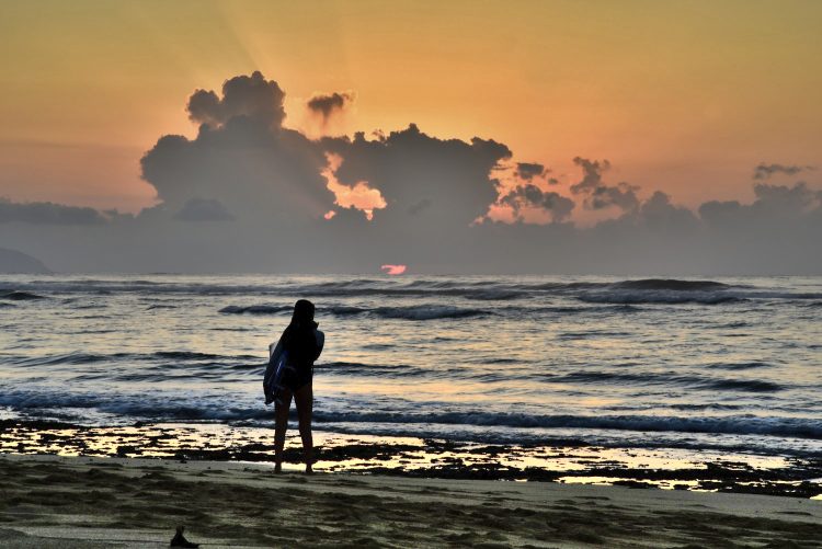 Hawaï Oahu Plage Corail Coucher de Soleil Sunset Beach Bay Turtle bay