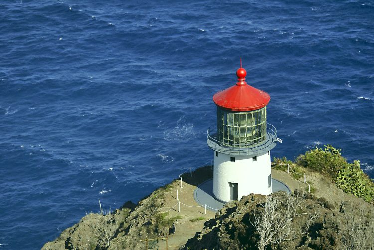 Sud Ohau Îles Phare Plage Cratère