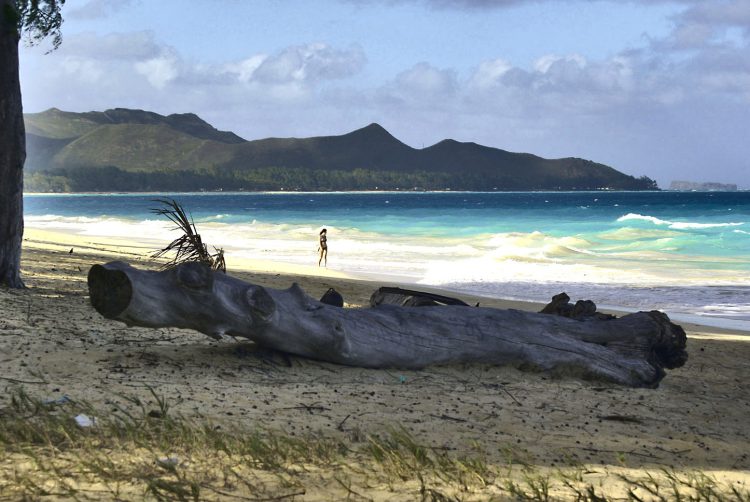 Sud Ohau Îles Phare Plage Cratère