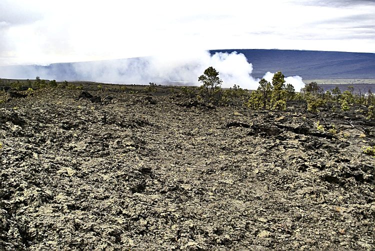 Hawaï BigIsland Volcan Kilaueha Volcanisme Caldeira Lave