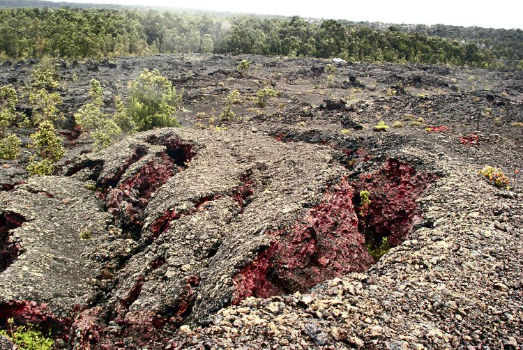 Hawaï BigIsland Volcan Kilaueha Volcanisme Caldeira Lave
