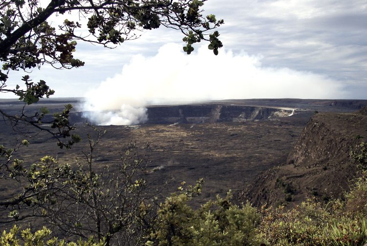 Hawaï BigIsland Volcan Kilaueha Volcanisme Caldeira Lave