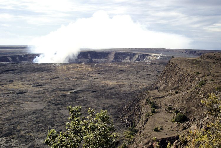 Hawaï BigIsland Volcan Kilaueha Volcanisme Caldeira Lave