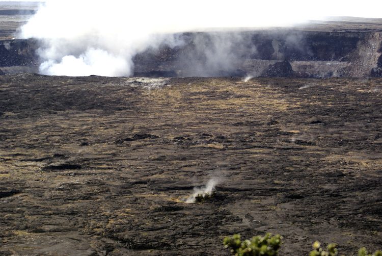 Hawaï BigIsland Volcan Kilaueha Volcanisme Caldeira Lave