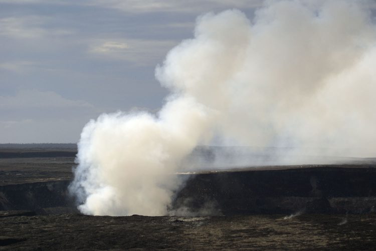 Hawaï BigIsland Volcan Kilaueha Volcanisme Caldeira Lave