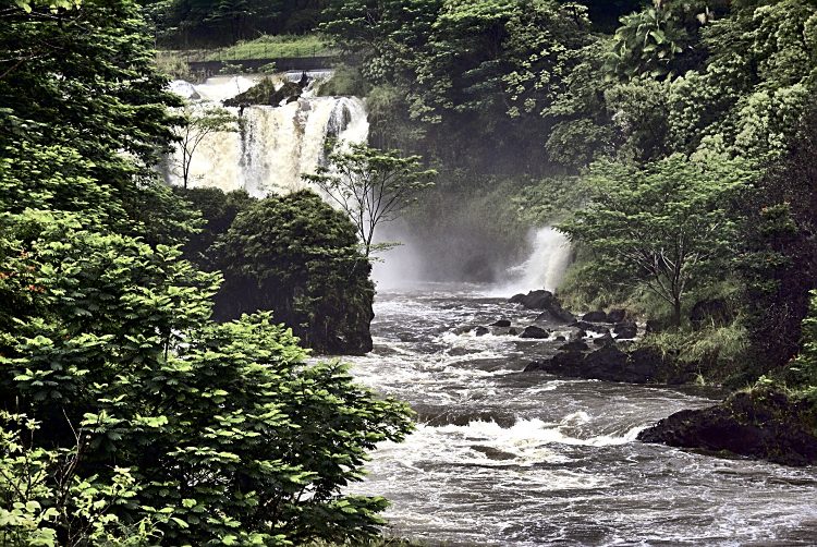 Hilo Hawaï Coye Ouest Au vent Cascade