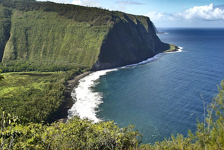 Hilo Hawaï Coye Ouest Au vent Cascade