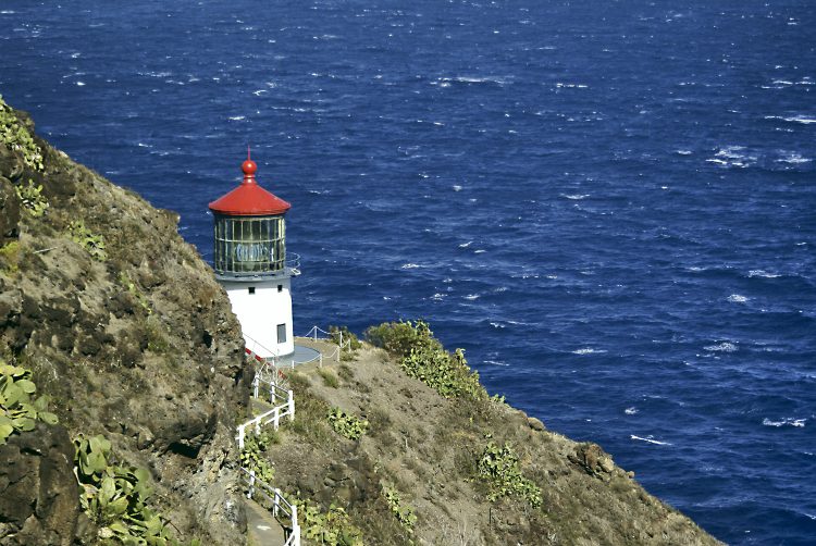Sud Ohau Îles Phare Plage Cratère