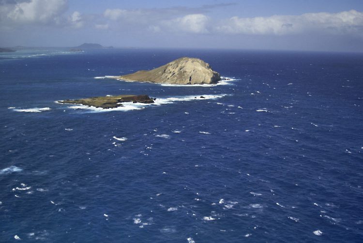Sud Ohau Îles Phare Plage Cratère