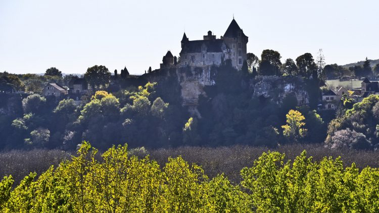 Cingle de Montfort Couleurs Automne Rivière Dordogne Reflets