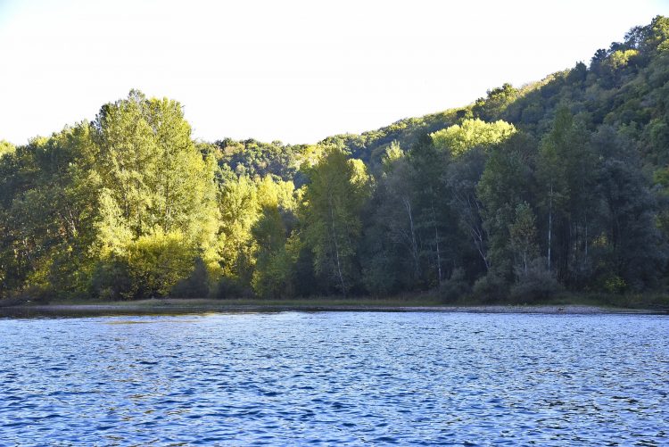 Cingle de Montfort Couleurs Automne Rivière Dordogne Reflets