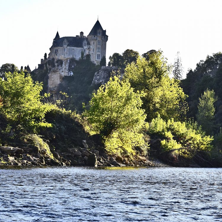 Cingle de Montfort Couleurs Automne Rivière Dordogne Reflets