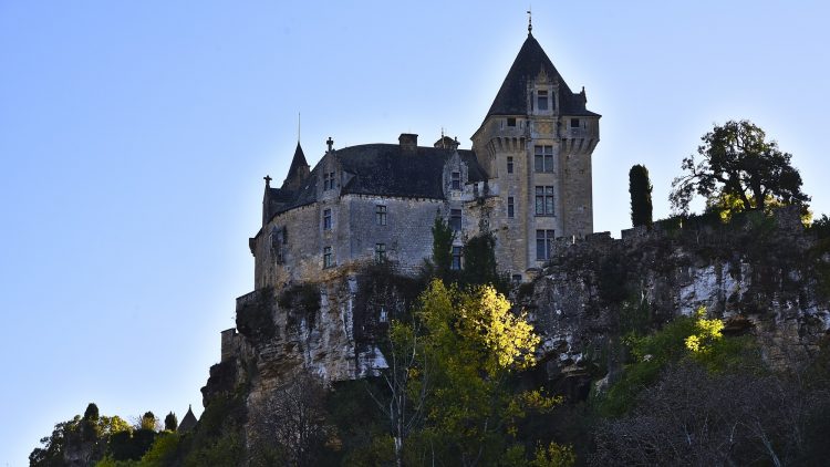 Cingle de Montfort Couleurs Automne Rivière Dordogne Reflets