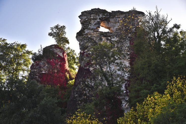 Cingle de Montfort Couleurs Automne Rivière Dordogne Reflets