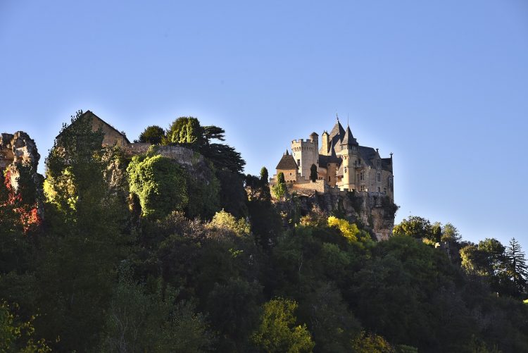 Cingle de Montfort Couleurs Automne Rivière Dordogne Reflets