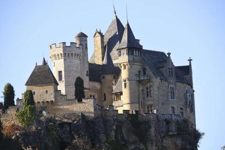 Cingle de Montfort Couleurs Automne Rivière Dordogne Reflets