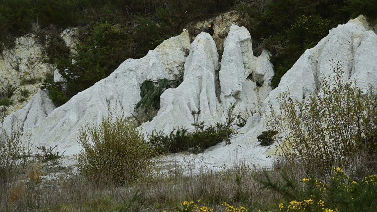 Carrières Guizengeard Kaolin Argile Bleu des mers du sud Turquoise