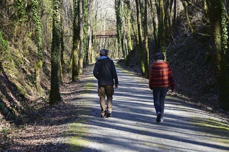 Voie Verte, VTT, Périgord vert, Saint Pardoux-la-Rivière, Thiviers, Ponts, Viaducs, Ruisseaux, la Côle, la Dronne, ouvrages d'art, voie ferrée désaffectée, promeneurs, étangs