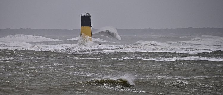 Île dOléron, Tempête, Vagues, Lumières, Ecume, Goéland