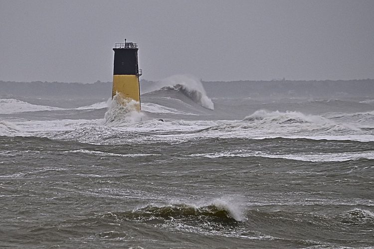 Île dOléron, Tempête, Vagues, Lumières, Ecume, Goéland