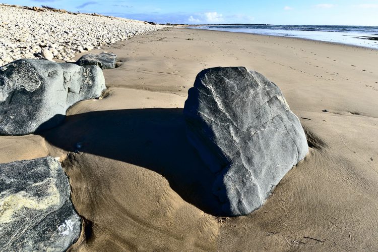 mer, océan, rocher, écume, pose longue, pose lente, île d'Oléron, flou