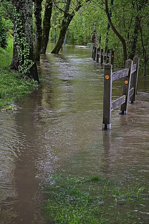 Crue de l'Isle à Périgueux