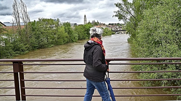 Crue de l'Isle à Périgueux