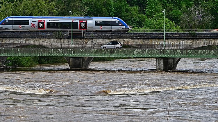 Crue de l'Isle à Périgueux