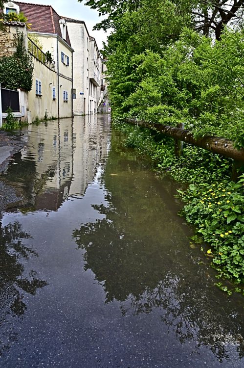 Crue de l'Isle à Périgueux