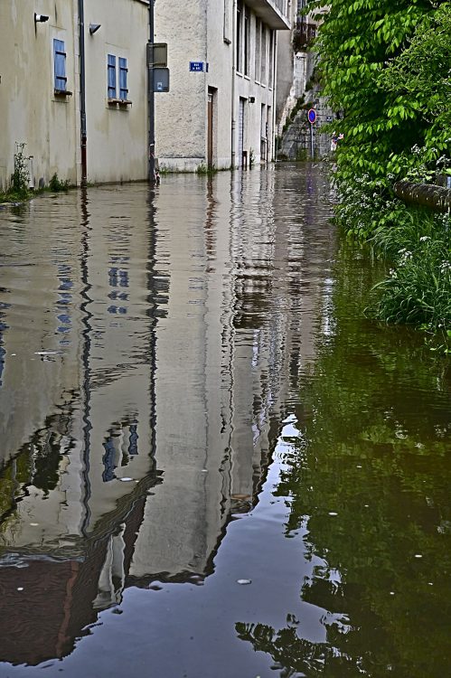 Crue de l'Isle à Périgueux
