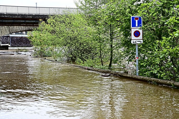 Crue de l'Isle à Périgueux